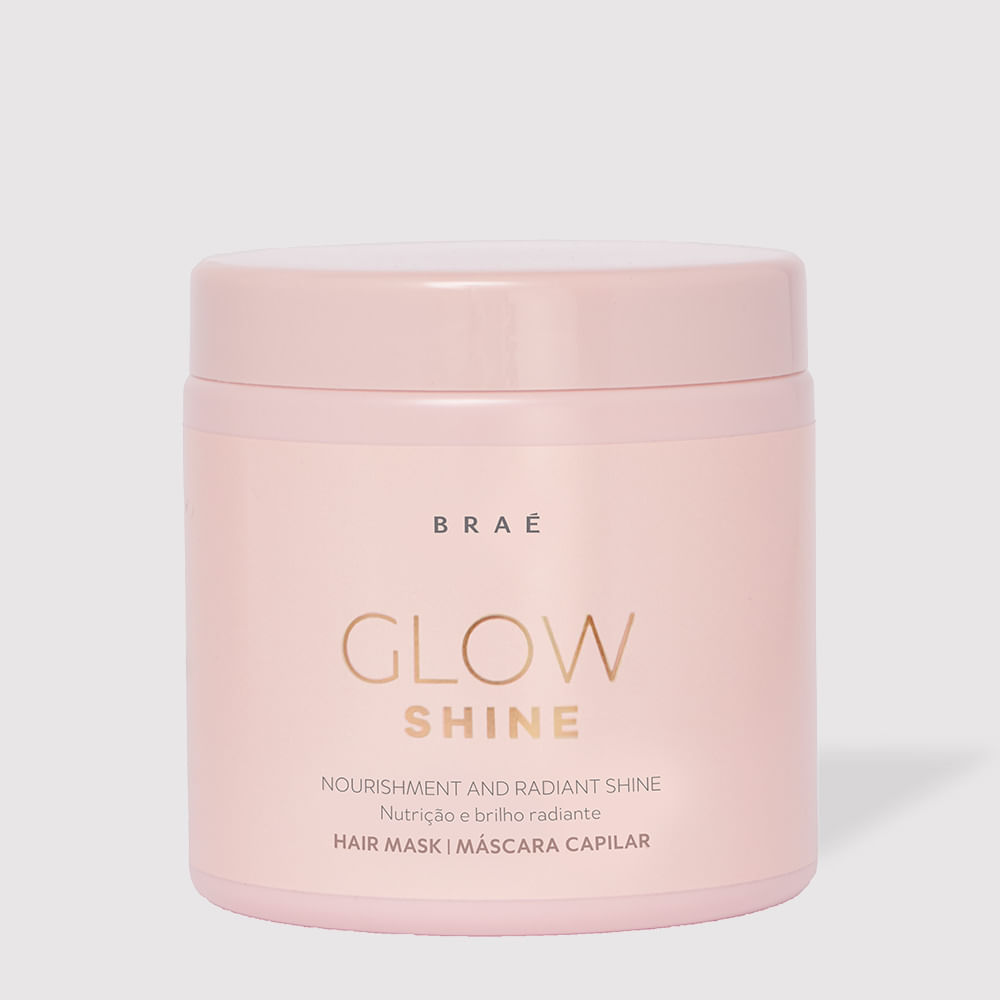 BRAÉ Glow Shine Hair Mask - Питательная маска для блеска волос, 500 гр.