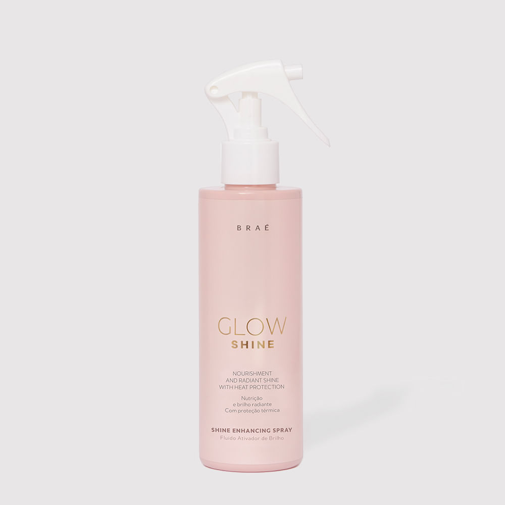 BRAÉ Glow Shine Enhancing Spray - Спрей для питания и блеска волос с термальной защитой, 200 мл.