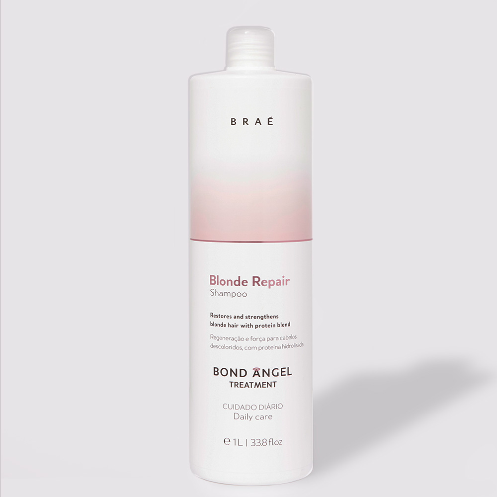 BRAÉ Blonde Repair Shampoo - Восстанавливающий шампунь для осветленных волос, 1 Л.